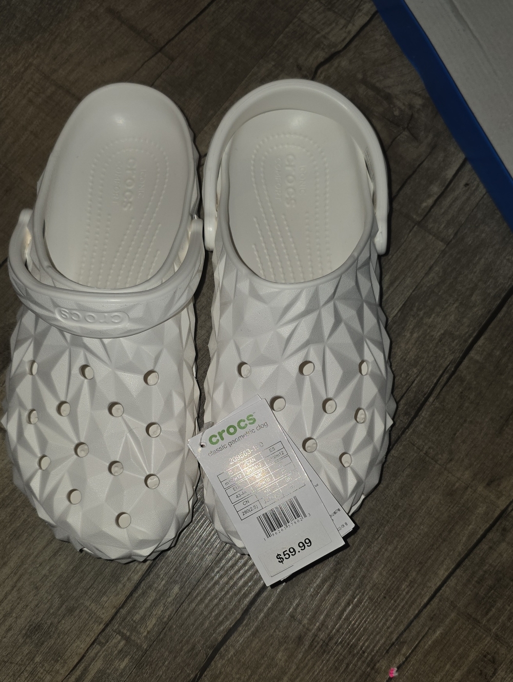 Crocs Classic Mega Crush Clog White Clogs Women's US 10